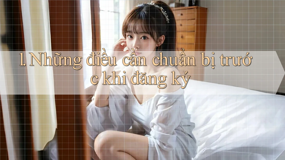 1. Những điều cần chuẩn bị trước khi đăng ký