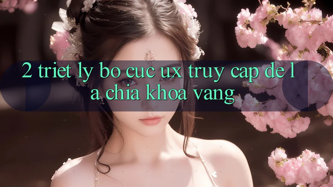 2. Triết Lý Bố cục UX: “Truy Cập Dễ” Là Chìa Khóa Vàng 2. Triết Lý Bố cục UX: “Truy Cập Dễ” Là Chìa Khóa Vàng