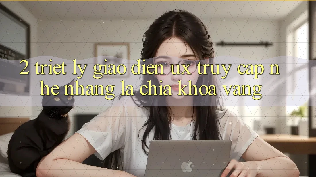 2. Triết Lý Giao diện UX: “Truy Cập Nhẹ nhàng” Là Chìa Khóa Vàng