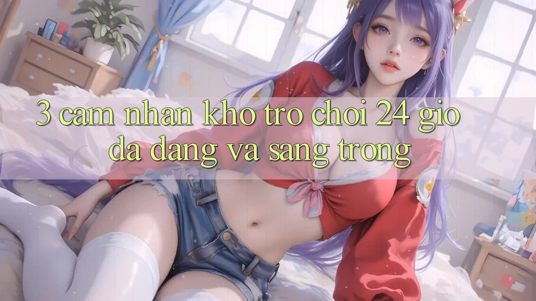 3. Cảm nhận Kho Trò chơi 24 Giờ Đa Dạng Và Sang trọng
