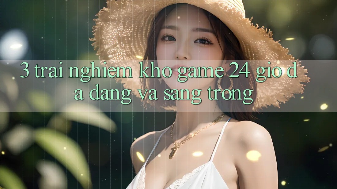 3. Trải nghiệm Kho Game 24 Giờ Đa Dạng Và Sang trọng