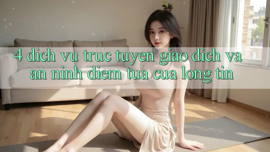 4. Dịch vụ trực tuyến Giao Dịch Và An ninh: Điểm Tựa Của Lòng Tin