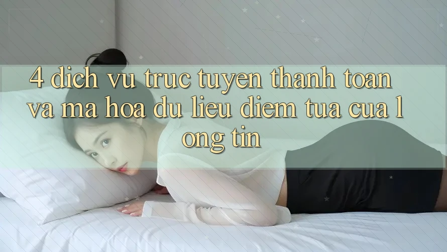 4. Dịch vụ trực tuyến Thanh toán Và Mã hóa dữ liệu: Điểm Tựa Của Lòng Tin