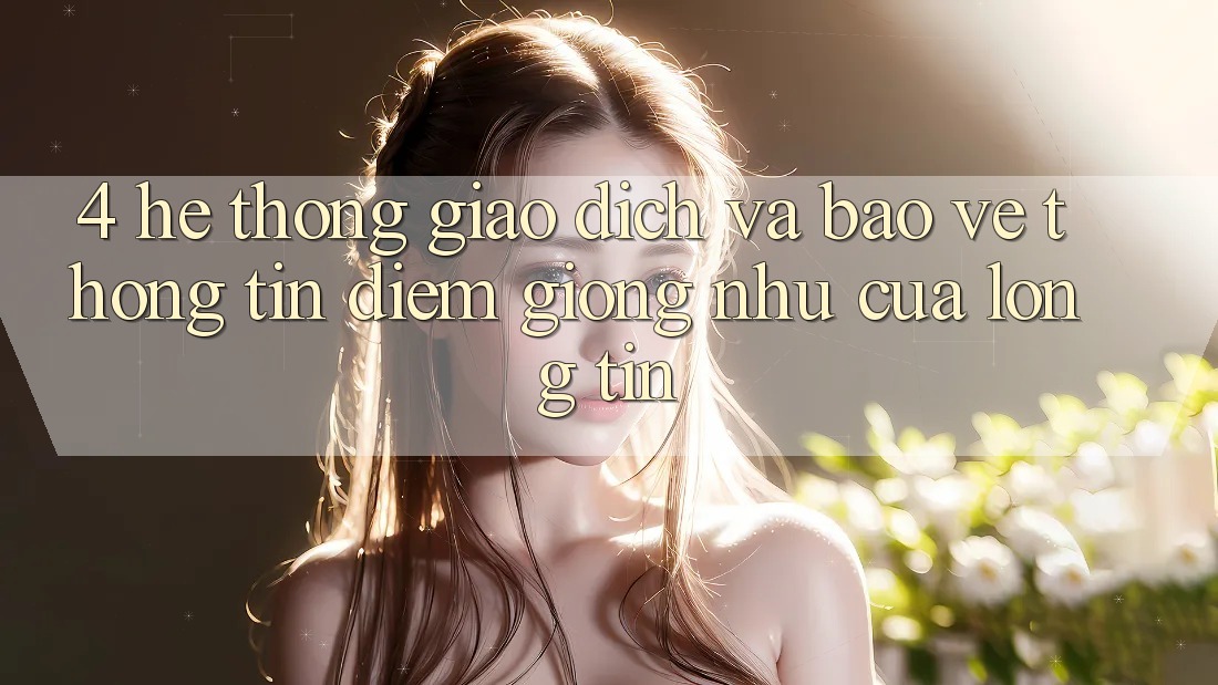 4. Hệ Thống Giao Dịch Và Bảo vệ thông tin: Điểm Giống như Của Lòng Tin 4. Hệ Thống Giao Dịch Và Bảo vệ thông tin: Điểm Giống như Của Lòng Tin