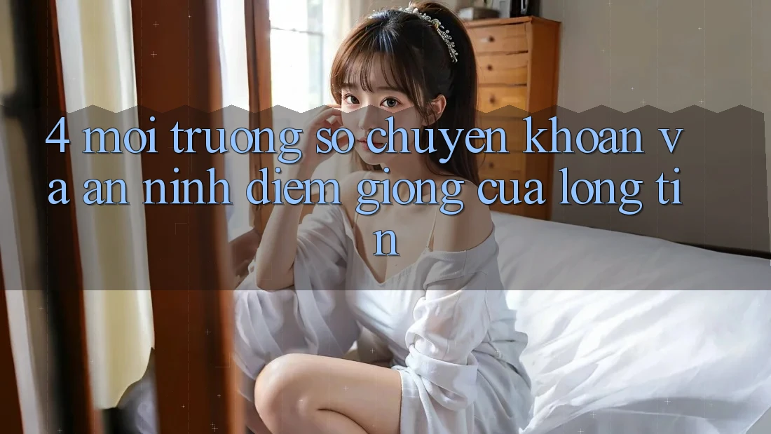 4. Môi trường số Chuyển khoản Và An ninh: Điểm Giống Của Lòng Tin