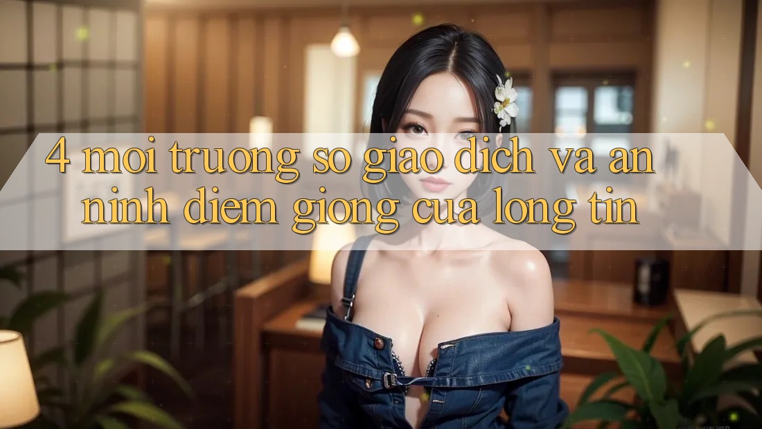 4. Môi trường số Giao Dịch Và An ninh: Điểm Giống Của Lòng Tin 4. Môi trường số Giao Dịch Và An ninh: Điểm Giống Của Lòng Tin