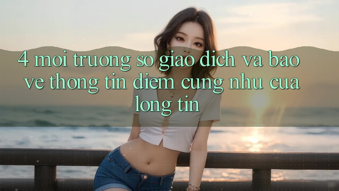 4. Môi trường số Giao Dịch Và Bảo vệ thông tin: Điểm Cũng như Của Lòng Tin