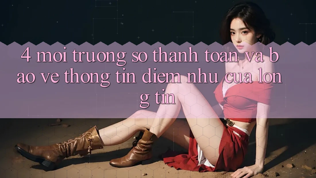 4. Môi trường số Thanh toán Và Bảo vệ thông tin: Điểm Như Của Lòng Tin