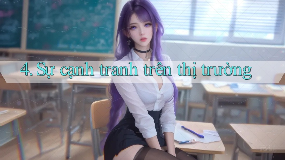 4. Sự cạnh tranh trên thị trường 4. Sự cạnh tranh trên thị trường