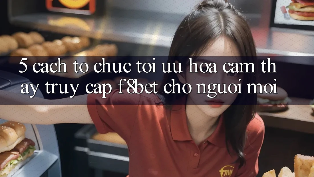 5. Cách tổ chức Tối Ưu Hóa Cảm thấy Truy Cập F8bet Cho Người Mới