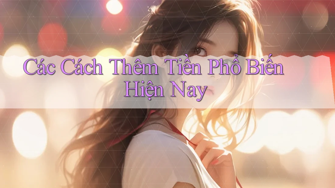 Các Cách Thêm Tiền Phổ Biến Hiện Nay