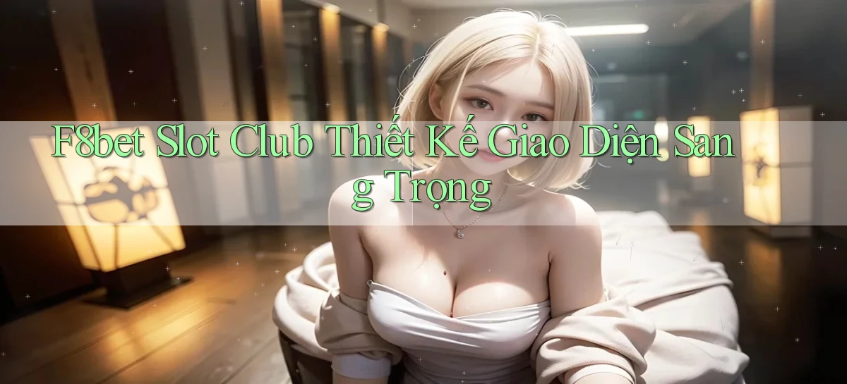 f8bet  slot club thiết kế giao diện sang trọng