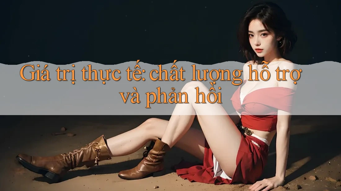 Giá trị thực tế: chất lượng hỗ trợ và phản hồi