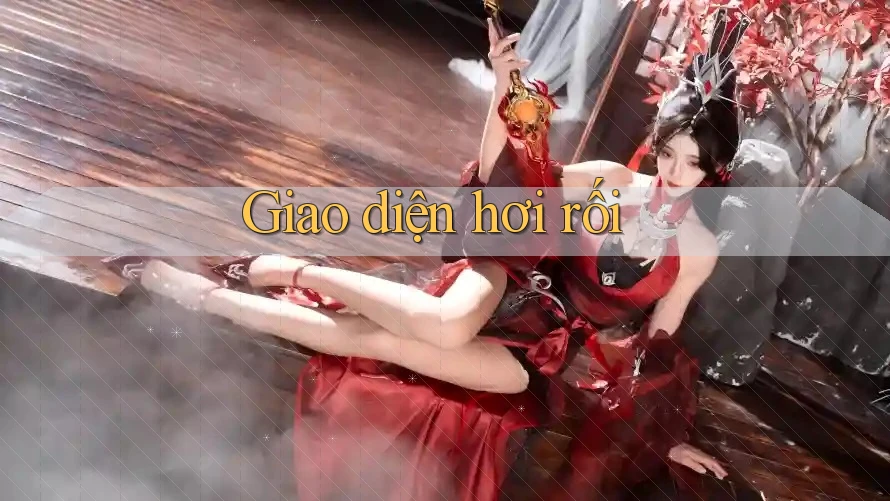 Giao diện hơi rối