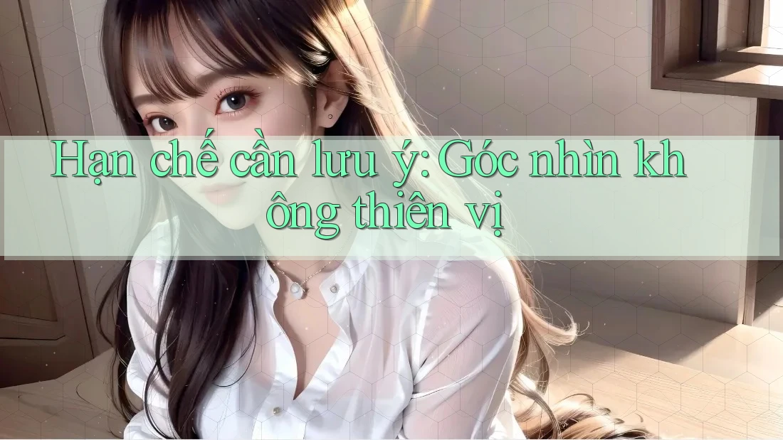Hạn chế cần lưu ý: Góc nhìn không thiên vị Hạn chế cần lưu ý: Góc nhìn không thiên vị