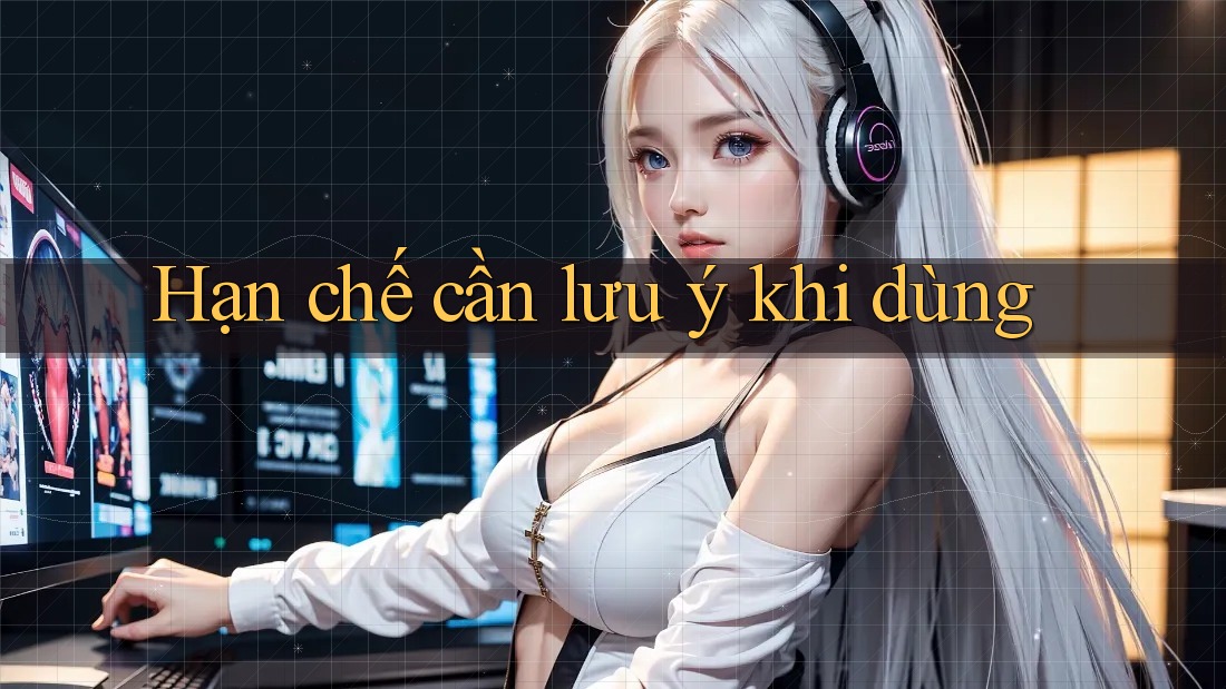 Hạn chế cần lưu ý khi dùng Hạn chế cần lưu ý khi dùng