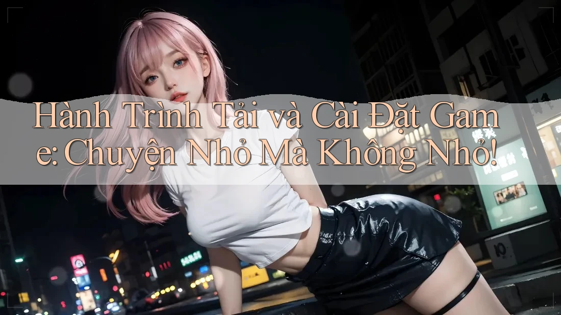 Hành Trình Tải và Cài Đặt Game: Chuyện Nhỏ Mà Không Nhỏ!