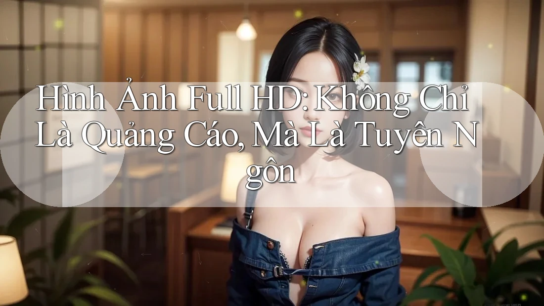 Hình Ảnh Full HD: Không Chỉ Là Quảng Cáo, Mà Là Tuyên Ngôn