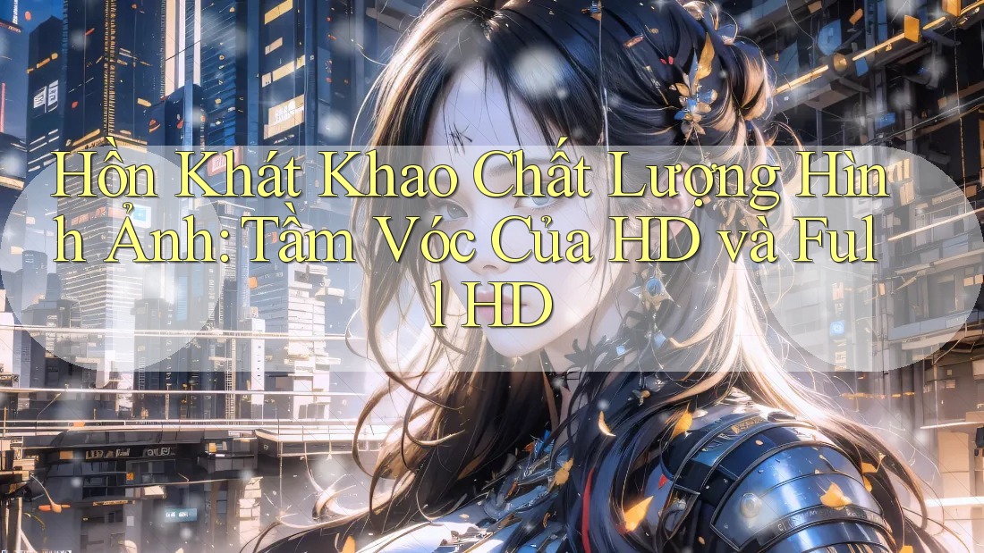 Hồn Khát Khao Chất Lượng Hình Ảnh: Tầm Vóc Của HD và Full HD Hồn Khát Khao Chất Lượng Hình Ảnh: Tầm Vóc Của HD và Full HD