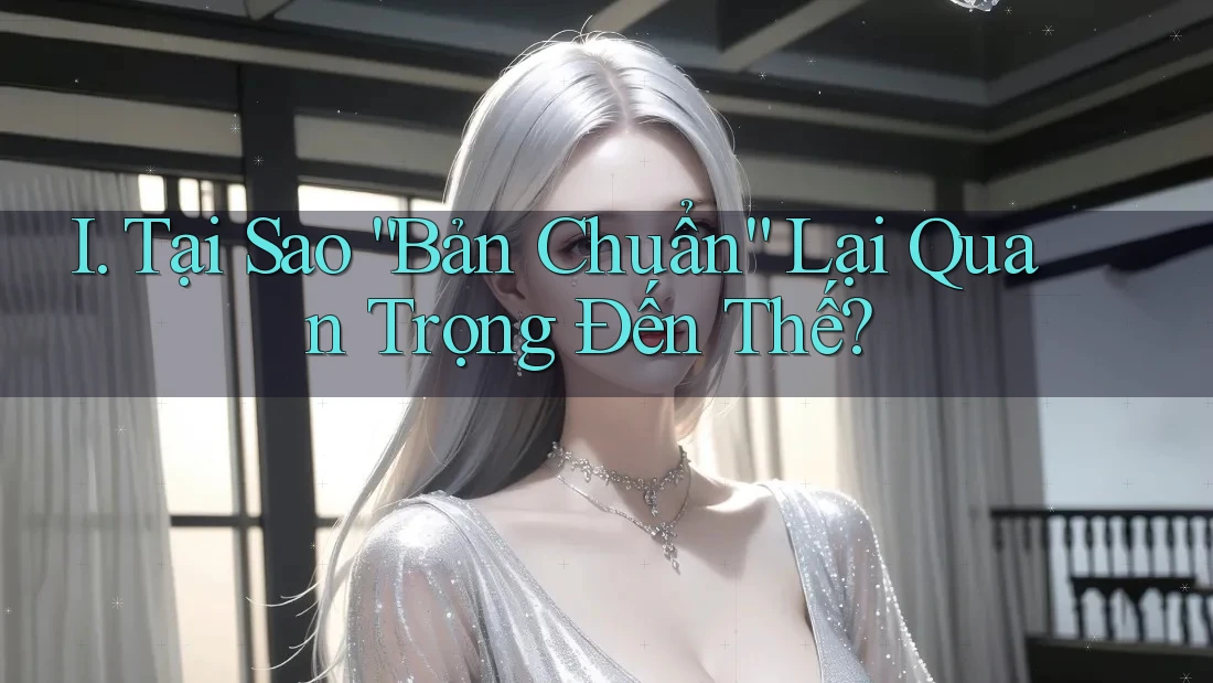 I. Tại Sao “Bản Chuẩn” Lại Quan Trọng Đến Thế? I. Tại Sao “Bản Chuẩn” Lại Quan Trọng Đến Thế?