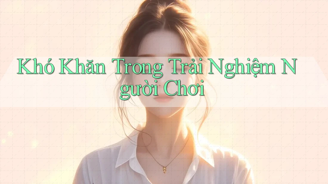 Khó Khăn Trong Trải Nghiệm Người Chơi Khó Khăn Trong Trải Nghiệm Người Chơi