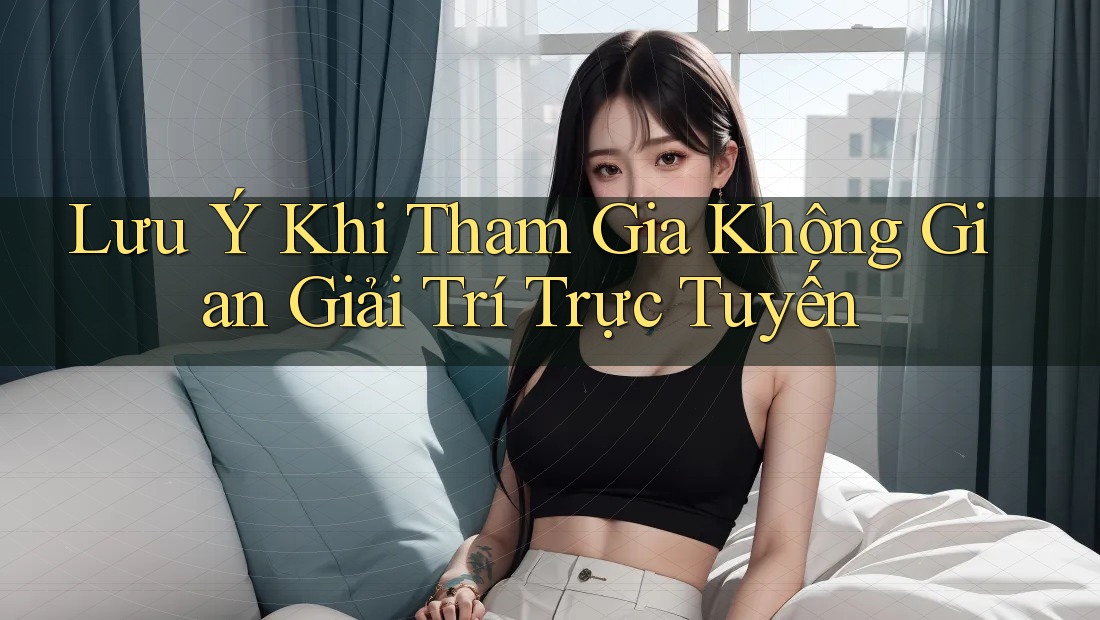 Lưu Ý Khi Tham Gia Không Gian Giải Trí Trực Tuyến