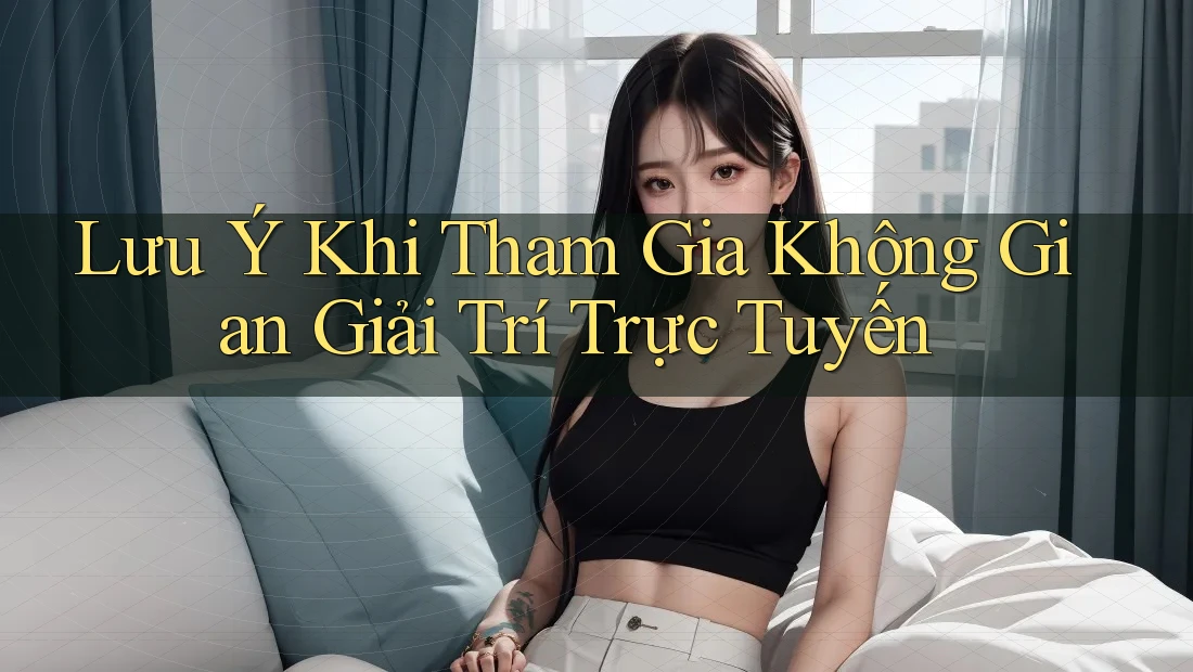 Lưu Ý Khi Tham Gia Không Gian Giải Trí Trực Tuyến Lưu Ý Khi Tham Gia Không Gian Giải Trí Trực Tuyến