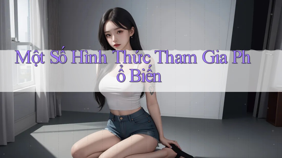 Một Số Hình Thức Tham Gia Phổ Biến Một Số Hình Thức Tham Gia Phổ Biến