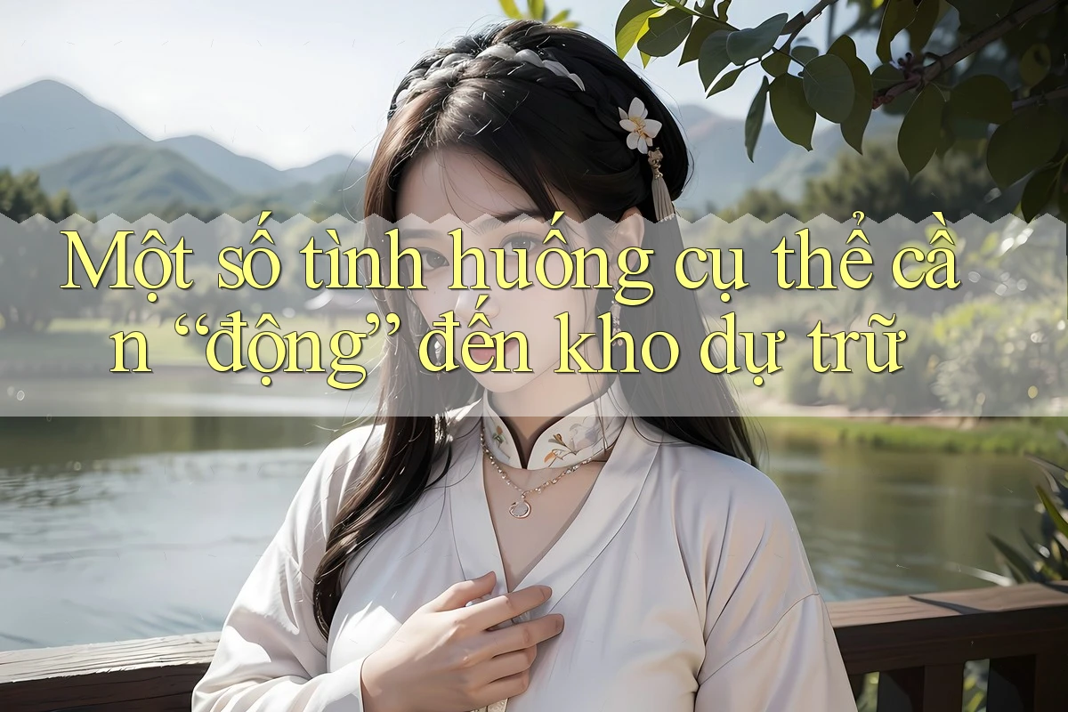 Một số tình huống cụ thể cần “động” đến kho dự trữ