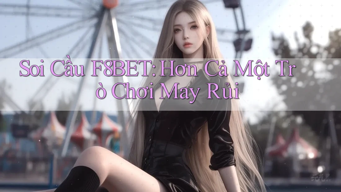 Soi Cầu F8BET: Hơn Cả Một Trò Chơi May Rủi