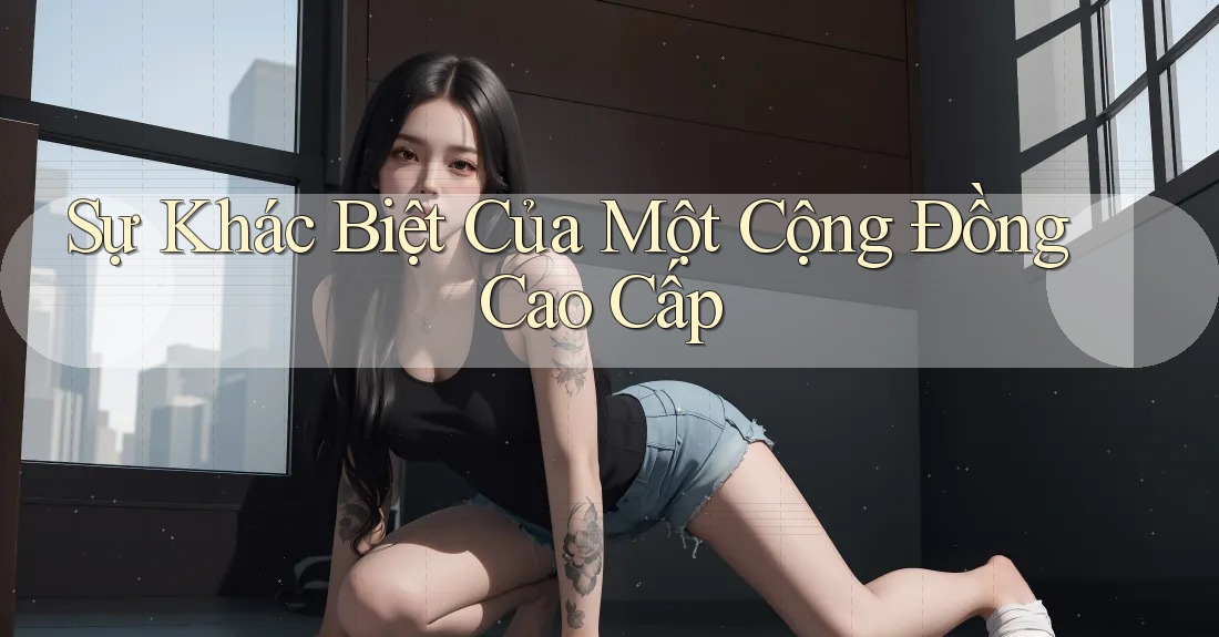 Sự Khác Biệt Của Một Cộng Đồng Cao Cấp