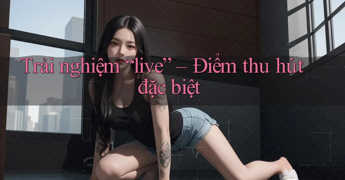 Trải nghiệm “live” – Điểm thu hút đặc biệt