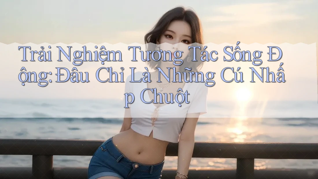Trải Nghiệm Tương Tác Sống Động: Đâu Chỉ Là Những Cú Nhấp Chuột