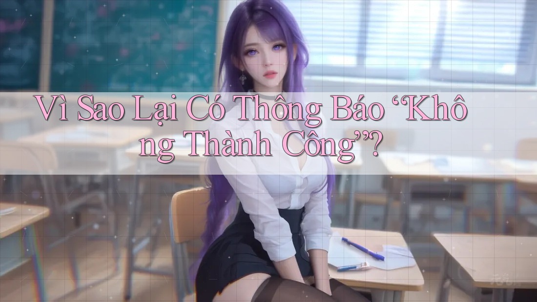 Vì Sao Lại Có Thông Báo “Không Thành Công”?